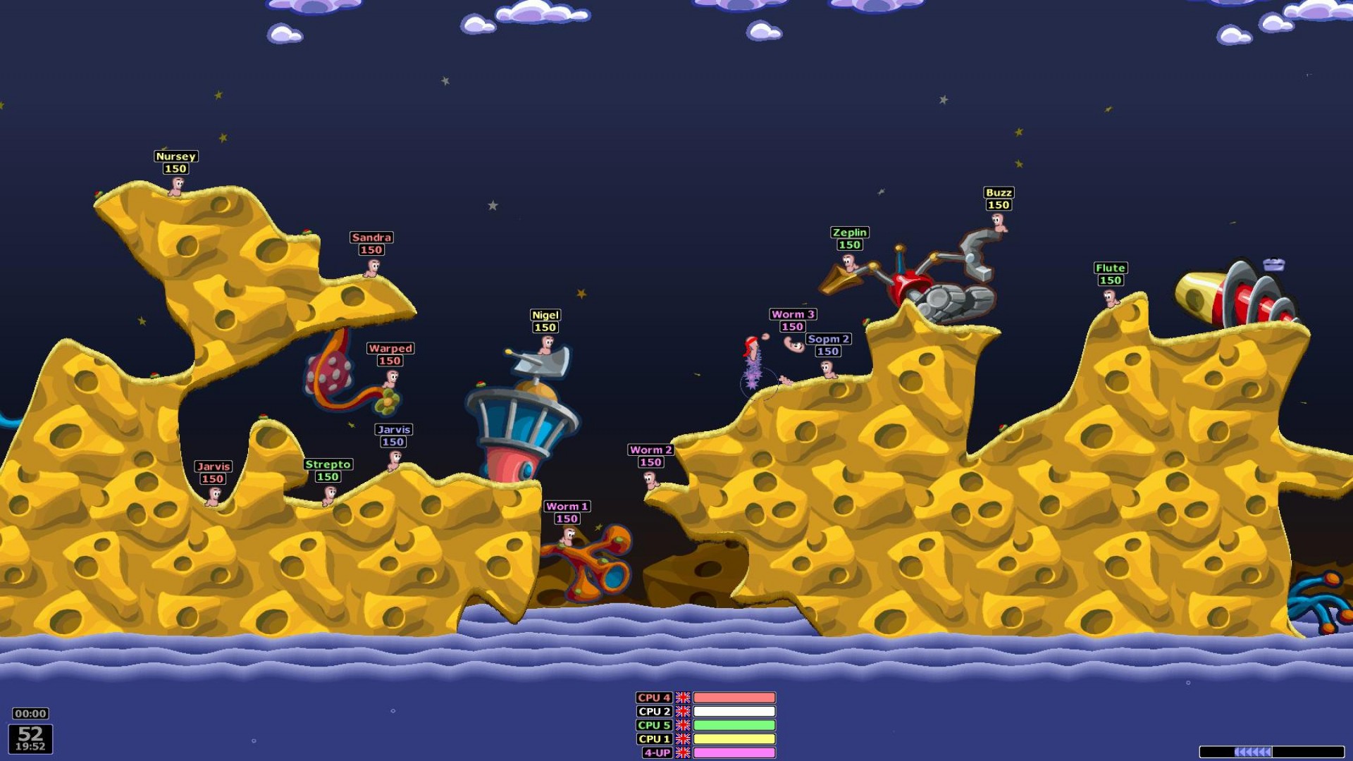Screenshot of Worms Armageddon